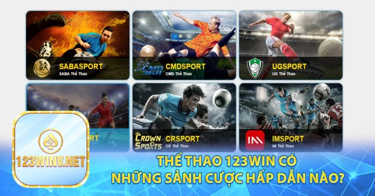 Thể Thao 123win Có Những Sảnh Cược Hấp Dẫn Nào?